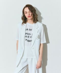 GRACE CONTINENTAL / グレースコンチネンタル ベスト | リネンタッチジレジャケット