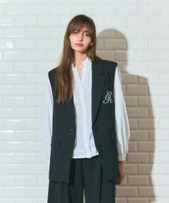 GRACE CONTINENTAL / グレースコンチネンタル ベスト | リネンタッチジレジャケット