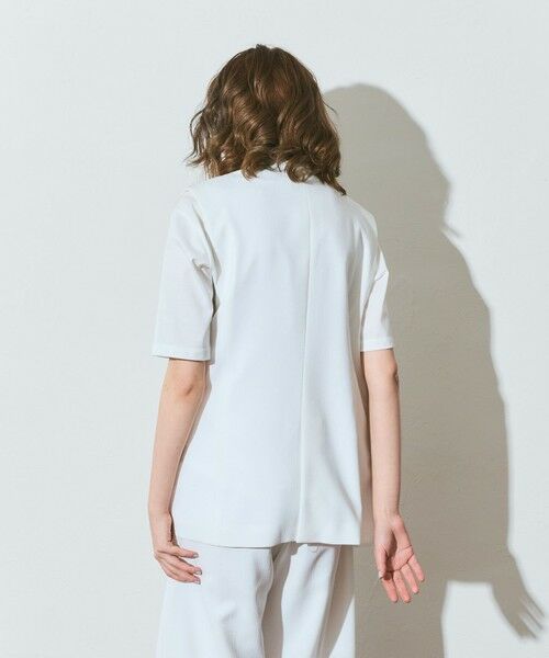 GRACE CONTINENTAL / グレースコンチネンタル ベスト | リネンタッチジレジャケット | 詳細4