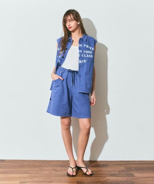 GRACE CONTINENTAL / グレースコンチネンタル ベスト | ヘリンボーンツイルジレ | 詳細1