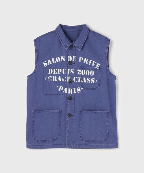 GRACE CONTINENTAL / グレースコンチネンタル ベスト | ヘリンボーンツイルジレ | 詳細5