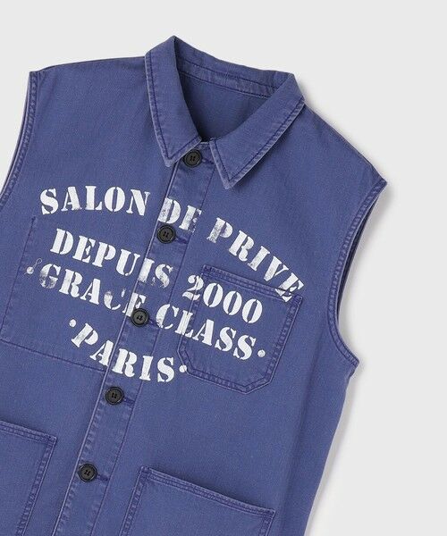 GRACE CONTINENTAL / グレースコンチネンタル ベスト | ヘリンボーンツイルジレ | 詳細7