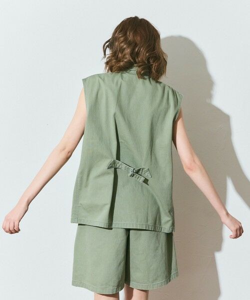 GRACE CONTINENTAL / グレースコンチネンタル ベスト | ヘリンボーンツイルジレ | 詳細11