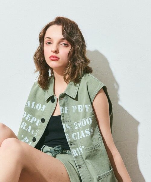 GRACE CONTINENTAL / グレースコンチネンタル ベスト | ヘリンボーンツイルジレ | 詳細15