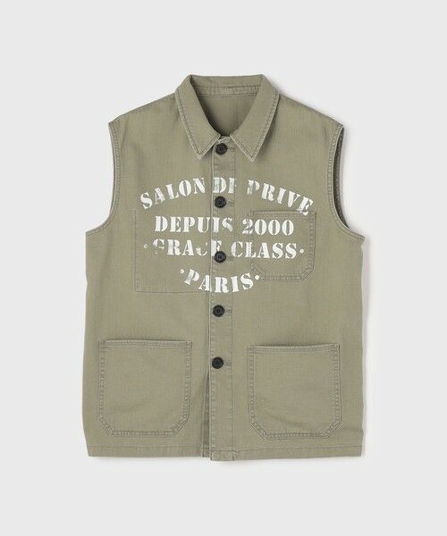 GRACE CONTINENTAL / グレースコンチネンタル ベスト | ヘリンボーンツイルジレ | 詳細16