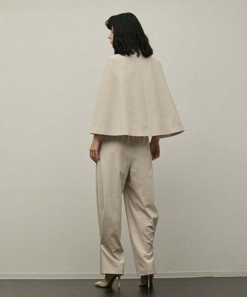 GRACE CONTINENTAL / グレースコンチネンタル ノーカラージャケット | トリアセケープスリーブジャケット | 詳細4