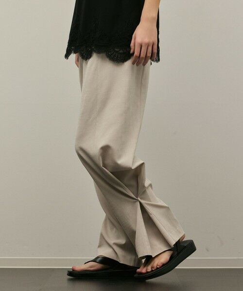 GRACE CONTINENTAL / グレースコンチネンタル その他パンツ | トリアセサイドラインパンツ | 詳細4