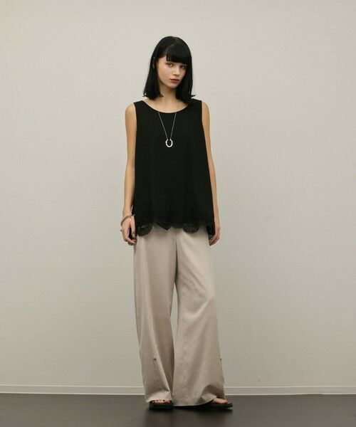 GRACE CONTINENTAL / グレースコンチネンタル その他パンツ | トリアセサイドラインパンツ | 詳細12