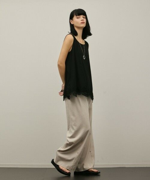 GRACE CONTINENTAL / グレースコンチネンタル その他パンツ | トリアセサイドラインパンツ | 詳細14