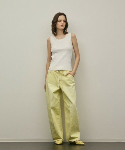 GRACE CONTINENTAL / グレースコンチネンタル デニムパンツ | コンビドロストデニムパンツ | 詳細1