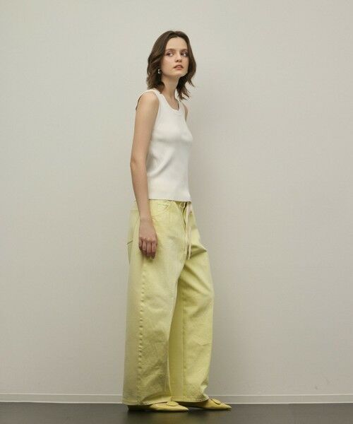 GRACE CONTINENTAL / グレースコンチネンタル デニムパンツ | コンビドロストデニムパンツ | 詳細8