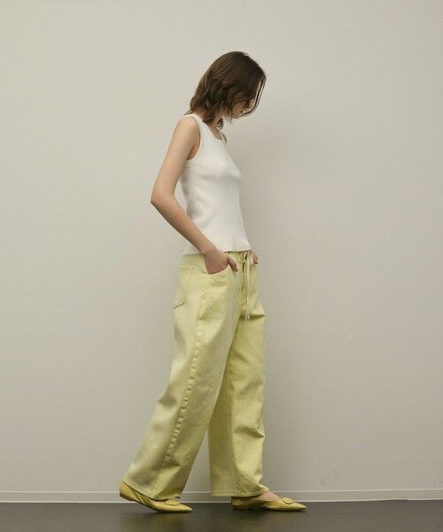 GRACE CONTINENTAL / グレースコンチネンタル デニムパンツ | コンビドロストデニムパンツ | 詳細9