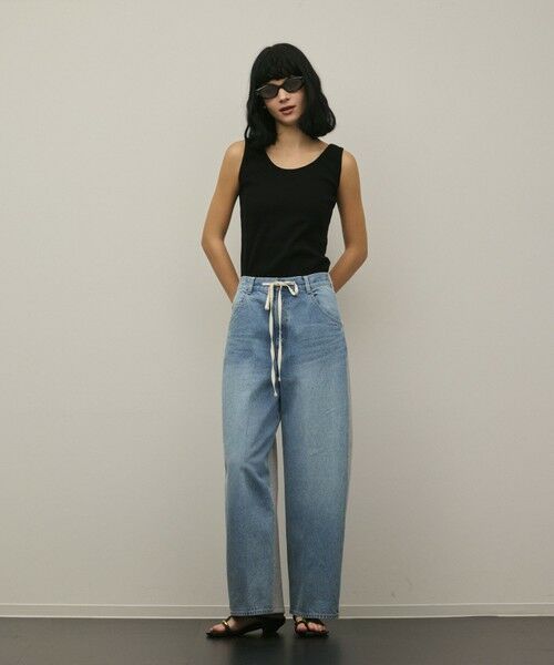 GRACE CONTINENTAL / グレースコンチネンタル デニムパンツ | コンビドロストデニムパンツ | 詳細10