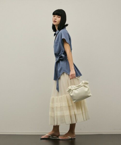 GRACE CONTINENTAL / グレースコンチネンタル ミニ・ひざ丈スカート | チュールティアードスカート | 詳細2