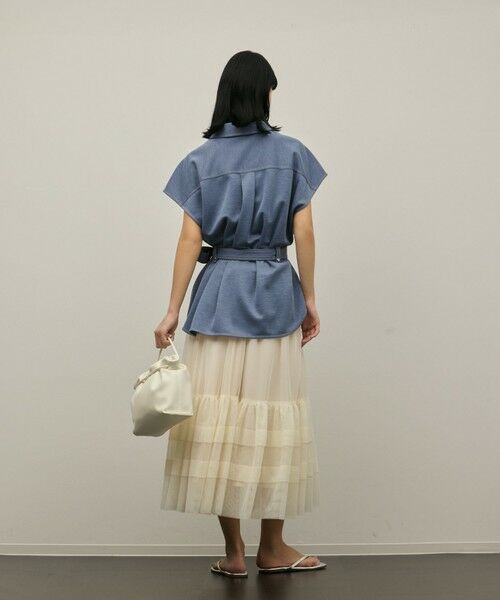 GRACE CONTINENTAL / グレースコンチネンタル ミニ・ひざ丈スカート | チュールティアードスカート | 詳細5