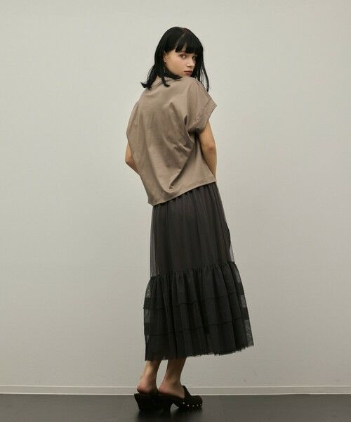 GRACE CONTINENTAL / グレースコンチネンタル ミニ・ひざ丈スカート | チュールティアードスカート | 詳細19
