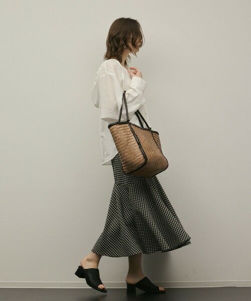 GRACE CONTINENTAL / グレースコンチネンタル ロング・マキシ丈スカート | 【スタイリスト木津明子さんインスタライブ紹介】チェックマーメイドスカート | 詳細3