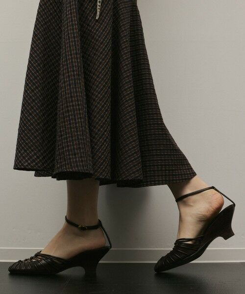 GRACE CONTINENTAL / グレースコンチネンタル ロング・マキシ丈スカート | 【スタイリスト木津明子さんインスタライブ紹介】チェックマーメイドスカート | 詳細14
