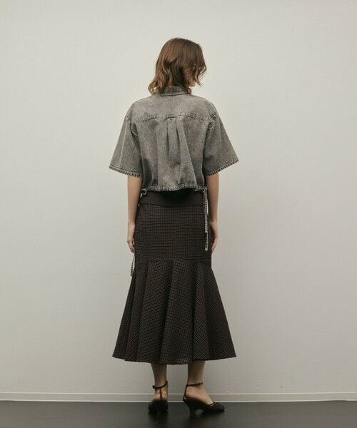 GRACE CONTINENTAL / グレースコンチネンタル ロング・マキシ丈スカート | 【スタイリスト木津明子さんインスタライブ紹介】チェックマーメイドスカート | 詳細9