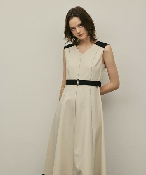 GRACE CONTINENTAL / グレースコンチネンタル ロング・マキシ丈ワンピース | 【スタイリスト木津明子さんインスタライブ紹介】ジャージワンピース（ベージュ）