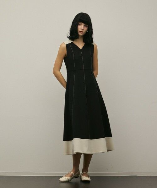 GRACE CONTINENTAL / グレースコンチネンタル ロング・マキシ丈ワンピース | 【スタイリスト木津明子さんインスタライブ紹介】ジャージワンピース（ブラック）