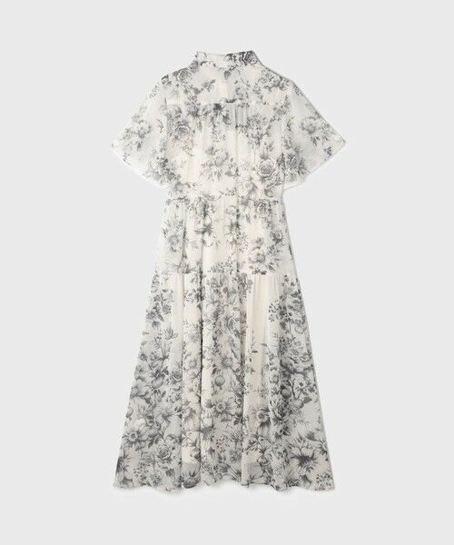 GRACE CONTINENTAL / グレースコンチネンタル ミニ丈・ひざ丈ワンピース | 【スタイリスト木津明子さんインスタライブ紹介】フラワープリントシャツフレアワンピース | 詳細11