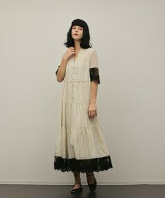 カフタンシフォンワンピース