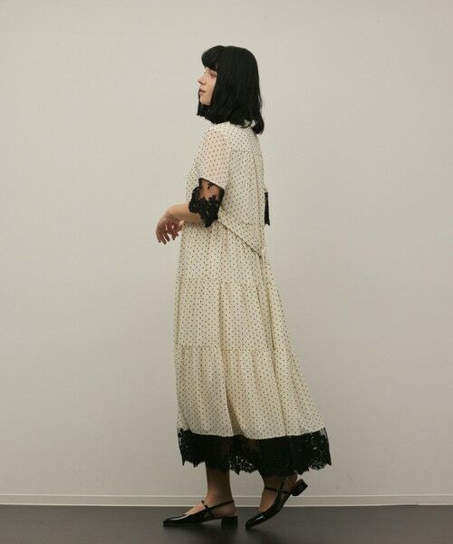 GRACE CONTINENTAL / グレースコンチネンタル ロング・マキシ丈ワンピース | カフタンシフォンワンピース | 詳細1