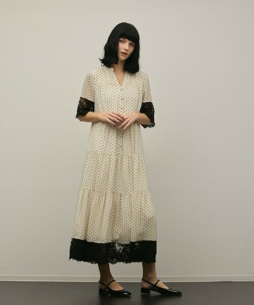 GRACE CONTINENTAL / グレースコンチネンタル ロング・マキシ丈ワンピース | カフタンシフォンワンピース | 詳細3