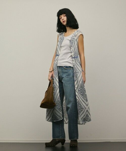 GRACE CONTINENTAL / グレースコンチネンタル ロング・マキシ丈ワンピース | 刺繍ジレワンピース | 詳細1