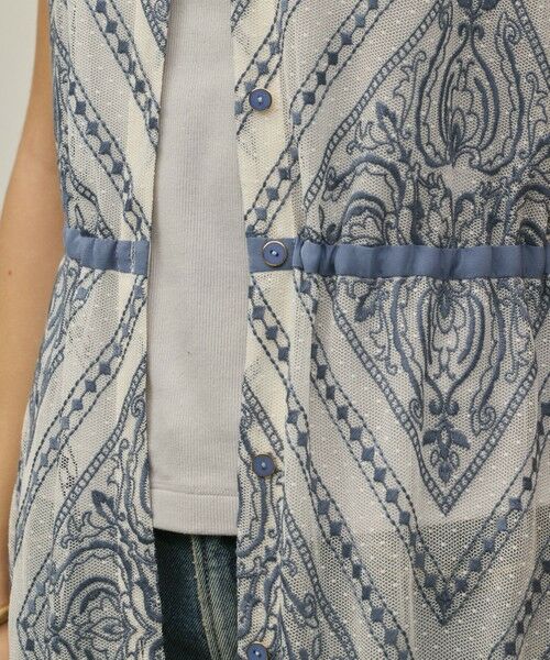 GRACE CONTINENTAL / グレースコンチネンタル ロング・マキシ丈ワンピース | 刺繍ジレワンピース | 詳細10