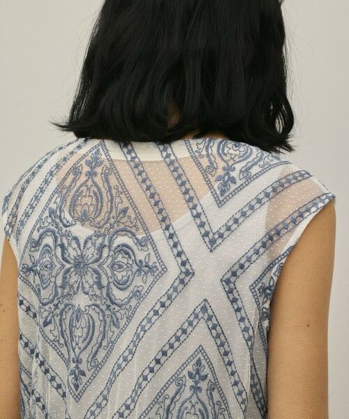 GRACE CONTINENTAL / グレースコンチネンタル ロング・マキシ丈ワンピース | 刺繍ジレワンピース | 詳細13