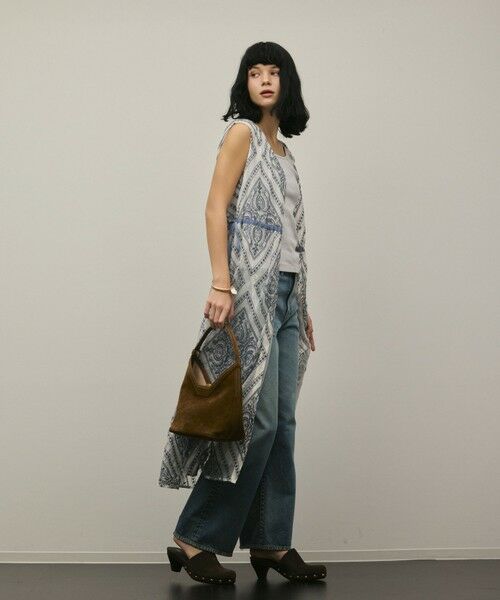 GRACE CONTINENTAL / グレースコンチネンタル ロング・マキシ丈ワンピース | 刺繍ジレワンピース | 詳細3