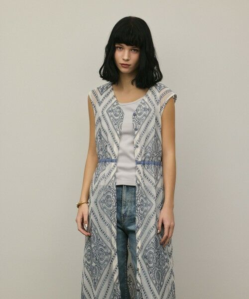 GRACE CONTINENTAL / グレースコンチネンタル ロング・マキシ丈ワンピース | 刺繍ジレワンピース | 詳細5