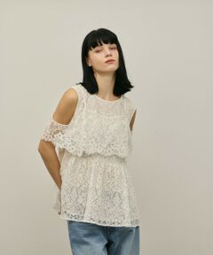 GRACE CONTINENTAL / グレースコンチネンタル その他トップス | レイヤードレーストップ