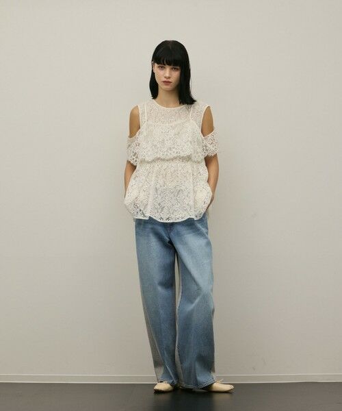 GRACE CONTINENTAL / グレースコンチネンタル その他トップス | レイヤードレーストップ | 詳細1