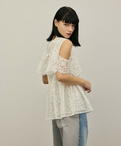 GRACE CONTINENTAL / グレースコンチネンタル その他トップス | レイヤードレーストップ | 詳細10