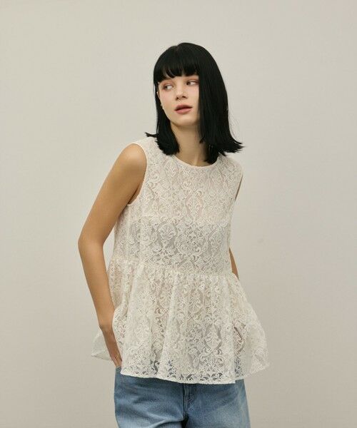 GRACE CONTINENTAL / グレースコンチネンタル その他トップス | レイヤードレーストップ | 詳細18