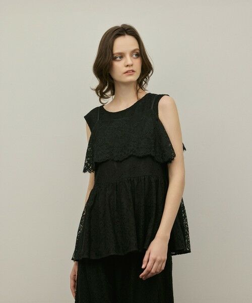 GRACE CONTINENTAL / グレースコンチネンタル その他トップス | レイヤードレーストップ | 詳細23