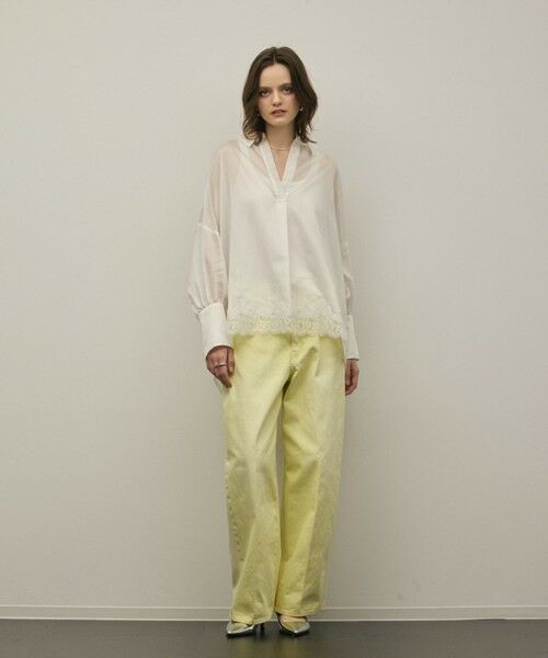 GRACE CONTINENTAL / グレースコンチネンタル シャツ・ブラウス | シアースキッパートップ | 詳細2