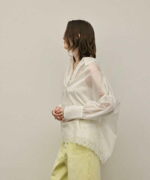 GRACE CONTINENTAL / グレースコンチネンタル シャツ・ブラウス | シアースキッパートップ | 詳細6