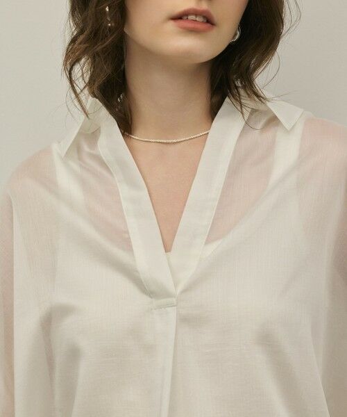 GRACE CONTINENTAL / グレースコンチネンタル シャツ・ブラウス | シアースキッパートップ | 詳細9