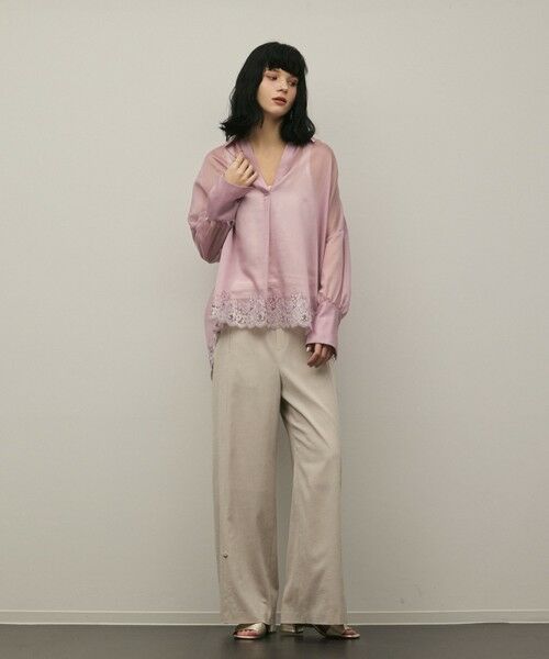 GRACE CONTINENTAL / グレースコンチネンタル シャツ・ブラウス | シアースキッパートップ | 詳細13