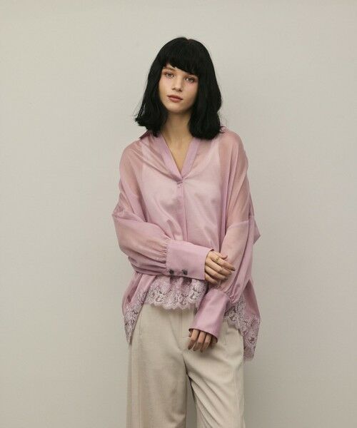 GRACE CONTINENTAL / グレースコンチネンタル シャツ・ブラウス | シアースキッパートップ | 詳細17