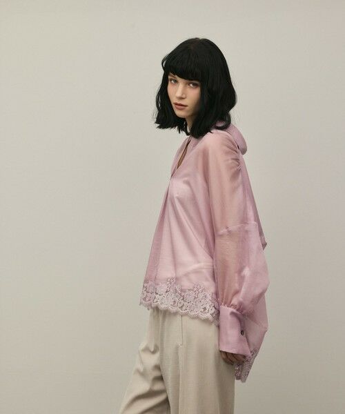 GRACE CONTINENTAL / グレースコンチネンタル シャツ・ブラウス | シアースキッパートップ | 詳細18