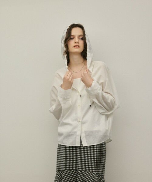 GRACE CONTINENTAL / グレースコンチネンタル シャツ・ブラウス | フードシャツ | 詳細3