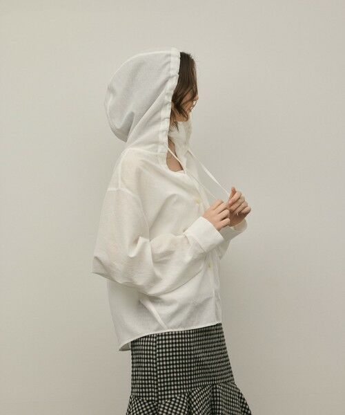 GRACE CONTINENTAL / グレースコンチネンタル シャツ・ブラウス | フードシャツ | 詳細4