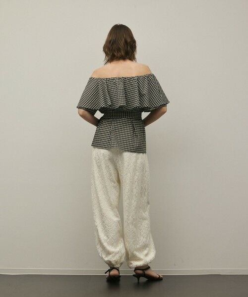 GRACE CONTINENTAL / グレースコンチネンタル シャツ・ブラウス | 【スタイリスト木津明子さんインスタライブ紹介】チェックケープブラウス | 詳細3