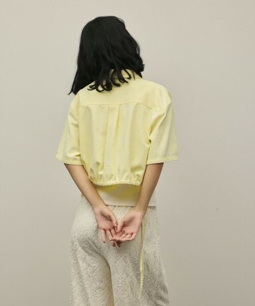 GRACE CONTINENTAL / グレースコンチネンタル シャツ・ブラウス | ハーフスリーブデニムシャツ | 詳細3