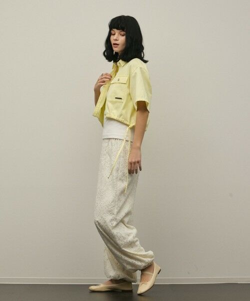 GRACE CONTINENTAL / グレースコンチネンタル シャツ・ブラウス | ハーフスリーブデニムシャツ | 詳細6